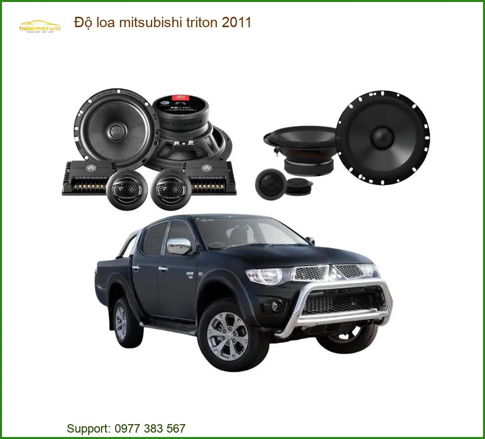 Độ Loa Mitsubishi Triton 2011 - Địa Chỉ Lắp Đặt Uy Tín TPHCM