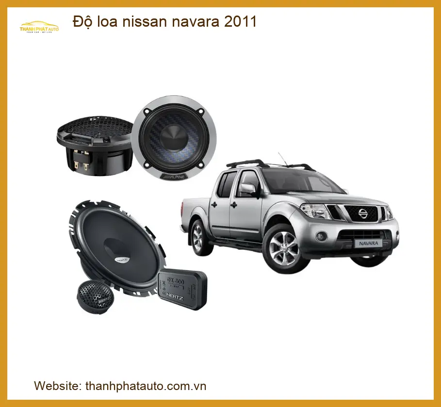 Độ Loa Nissan Navara 2011 - Trung Tâm Nâng Cấp Chính Hãng TPHCM