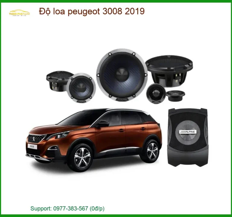 Nâng Cấp Âm Thanh Peugeot 3008 2019 - Trung Tâm Gắn Chính Hãng TPHCM