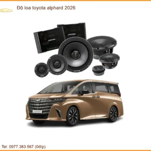 Dịch Vụ Độ Loa Âm Thanh Cao Cấp Toyota Alphard - Địa Chỉ Lắp Đặt Uy Tín TPHCM