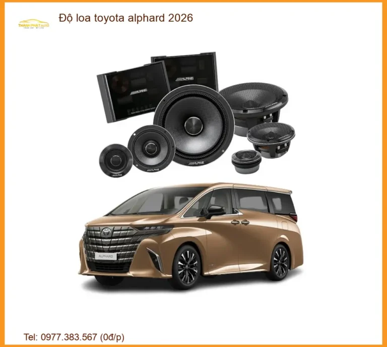 Dịch Vụ Độ Loa Âm Thanh Cao Cấp Toyota Alphard - Địa Chỉ Lắp Đặt Uy Tín TPHCM