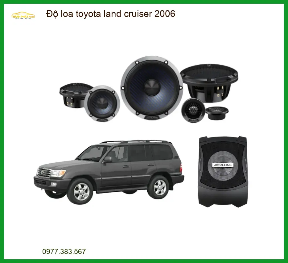 Độ Loa Ô Tô Toyota Land Cruiser 2006 - Trung Tâm Độ Uy Tín TPHCM