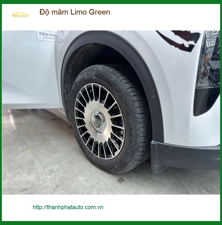 Anh Tấn độ mâm Limo Green cho Hyundai Accent tại Quận 8 để xe nổi bật hơn ảnh thực tế 2