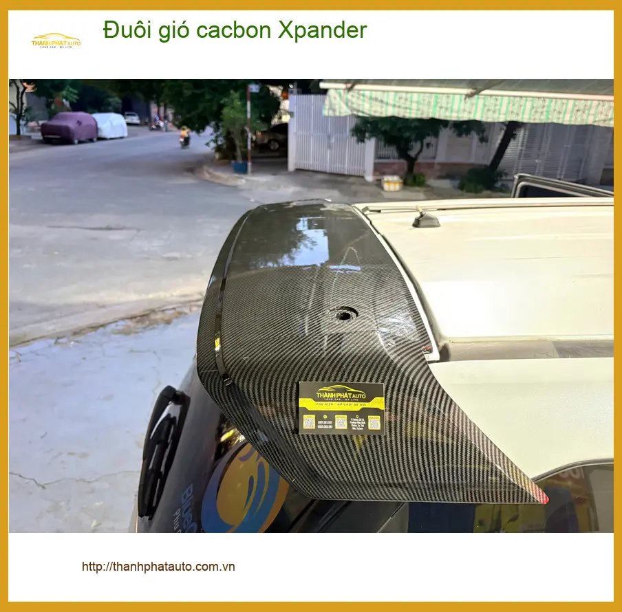 Anh Long lắp đuôi gió cacbon cho Xpander ở Nhà Bè để xe trông cá tính hơn ảnh thực tế 2