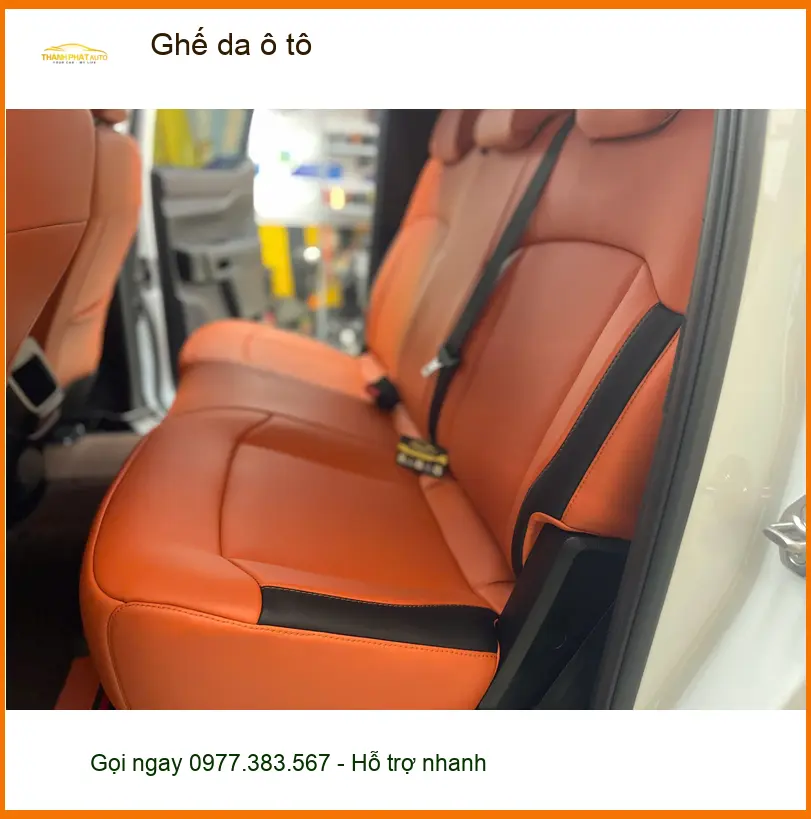 Anh Tín bọc Ghế da ô tô Hyundai Santa Fe tại Quận 6. ảnh thực tế 2