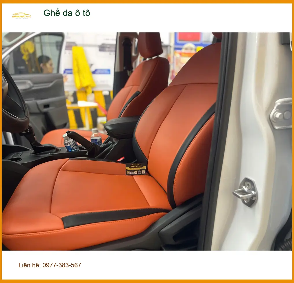 Anh Tín bọc Ghế da ô tô Hyundai Santa Fe tại Quận 6. ảnh thực tế 4