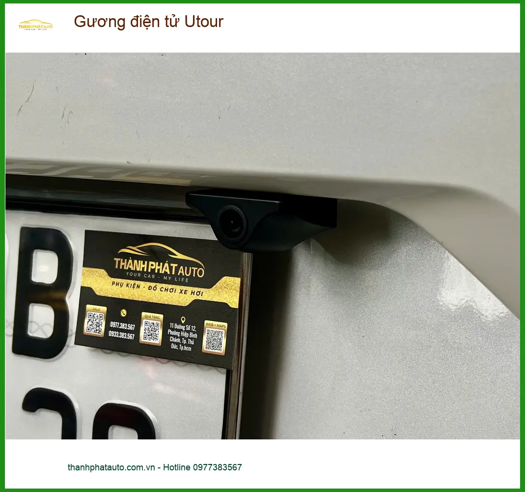 Anh Khải lắp Gương điện tử Utour cho Hyundai Creta tại Quận 4 để dễ dàng lùi xe ảnh thực tế 2