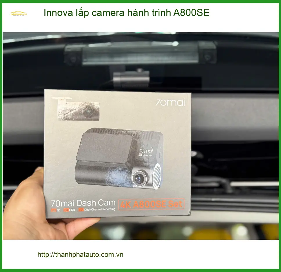 Chú Phước lắp camera hành trình A800SE cho Innova tại Quận 2 để an tâm hơn ảnh thực tế 2