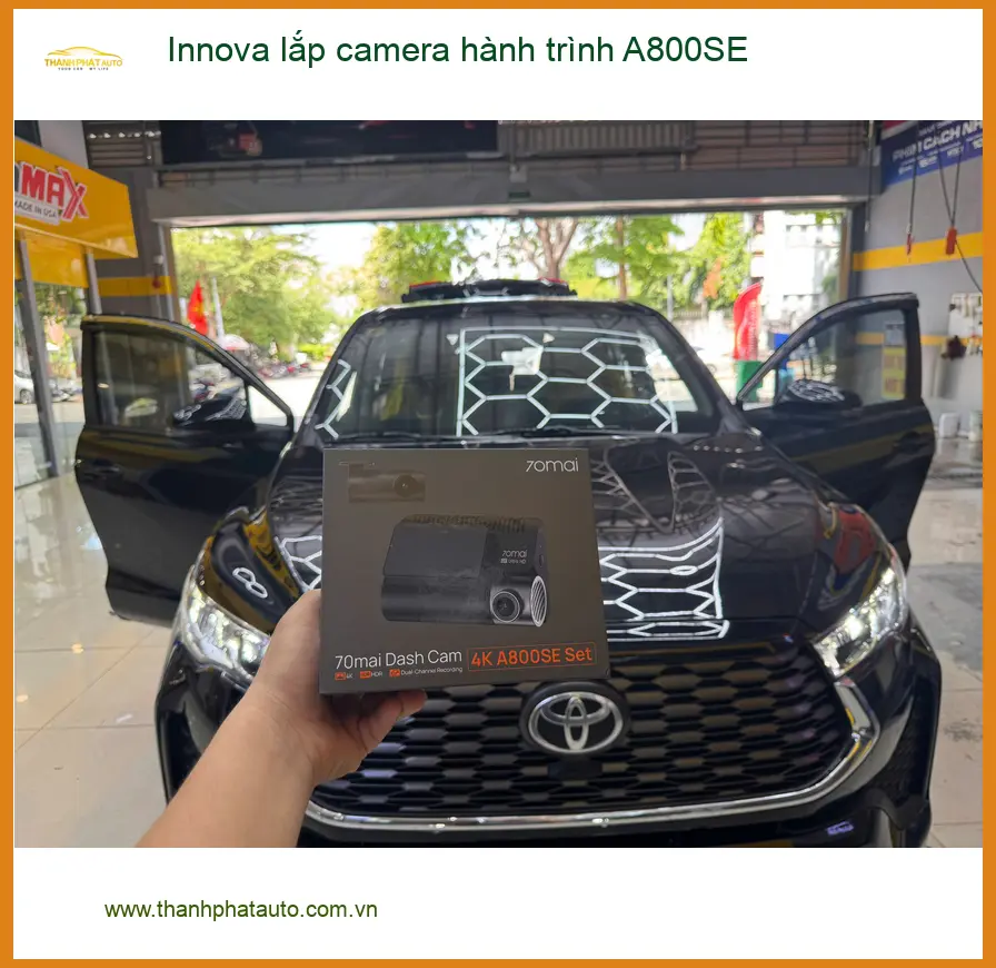Anh Tấn lắp camera hành trình A800SE Innova tại Quận 5 ảnh thực tế 3