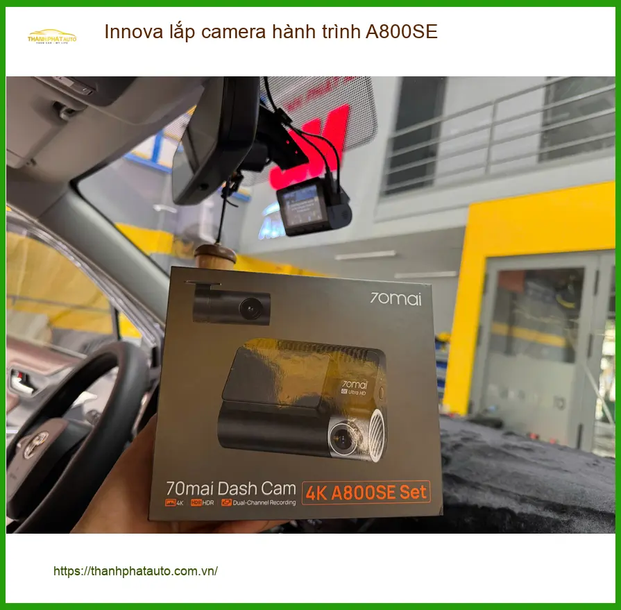Anh Tấn lắp camera hành trình A800SE Innova tại Quận 5 ảnh thực tế 5