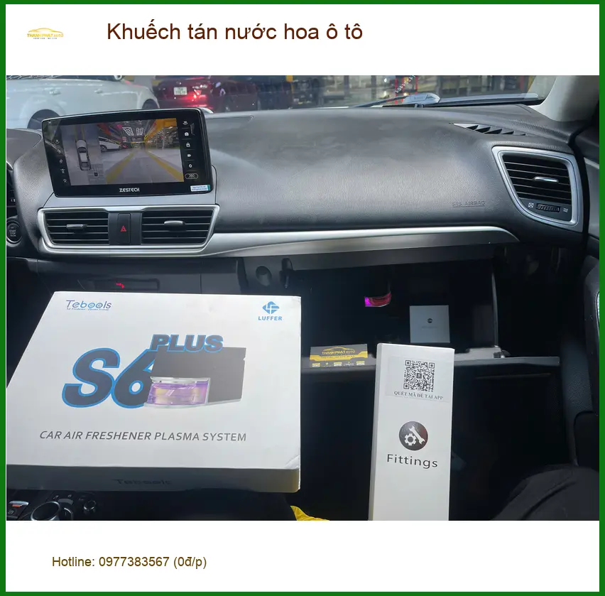 Anh Bình tìm khuếch tán nước hoa ô tô chính hãng tại Củ Chi cho xe Honda Civic ảnh thực tế 2