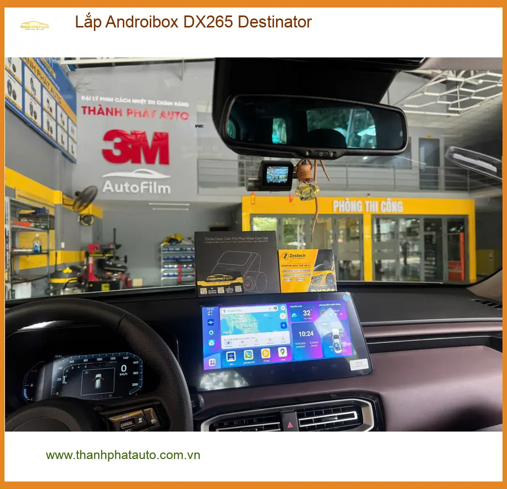 Anh Dũng lắp Androibox DX265 Destinator cho Honda CR-V tại Quận 12 ảnh thực tế 2