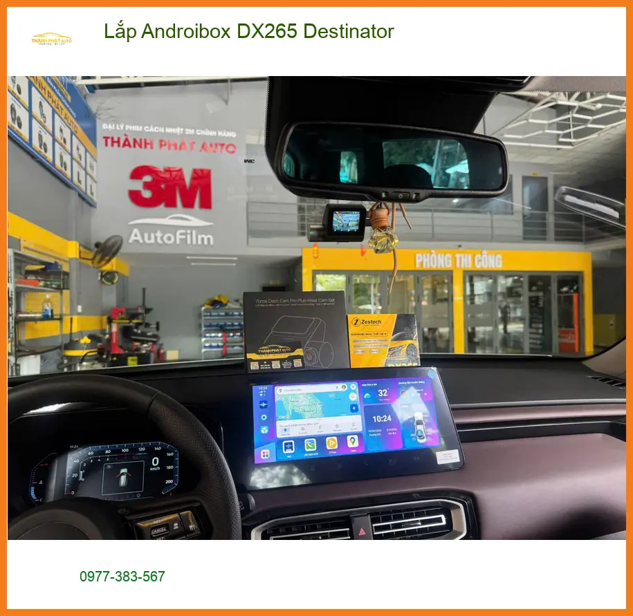 Anh Minh lắp Androibox DX265 Destinator cho Mazda CX-5 tại Quận Tân Phú