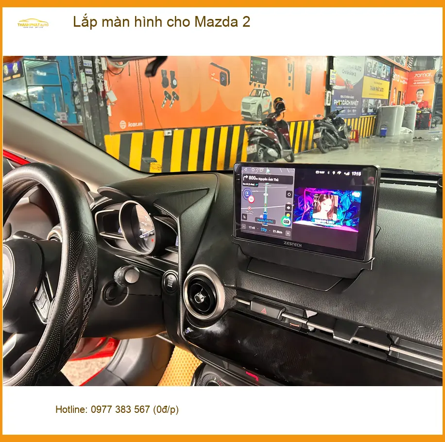Anh Khánh lắp màn hình cho Mazda 2 tại Quận 9 để nâng tầm trải nghiệm giải trí ảnh thực tế 5