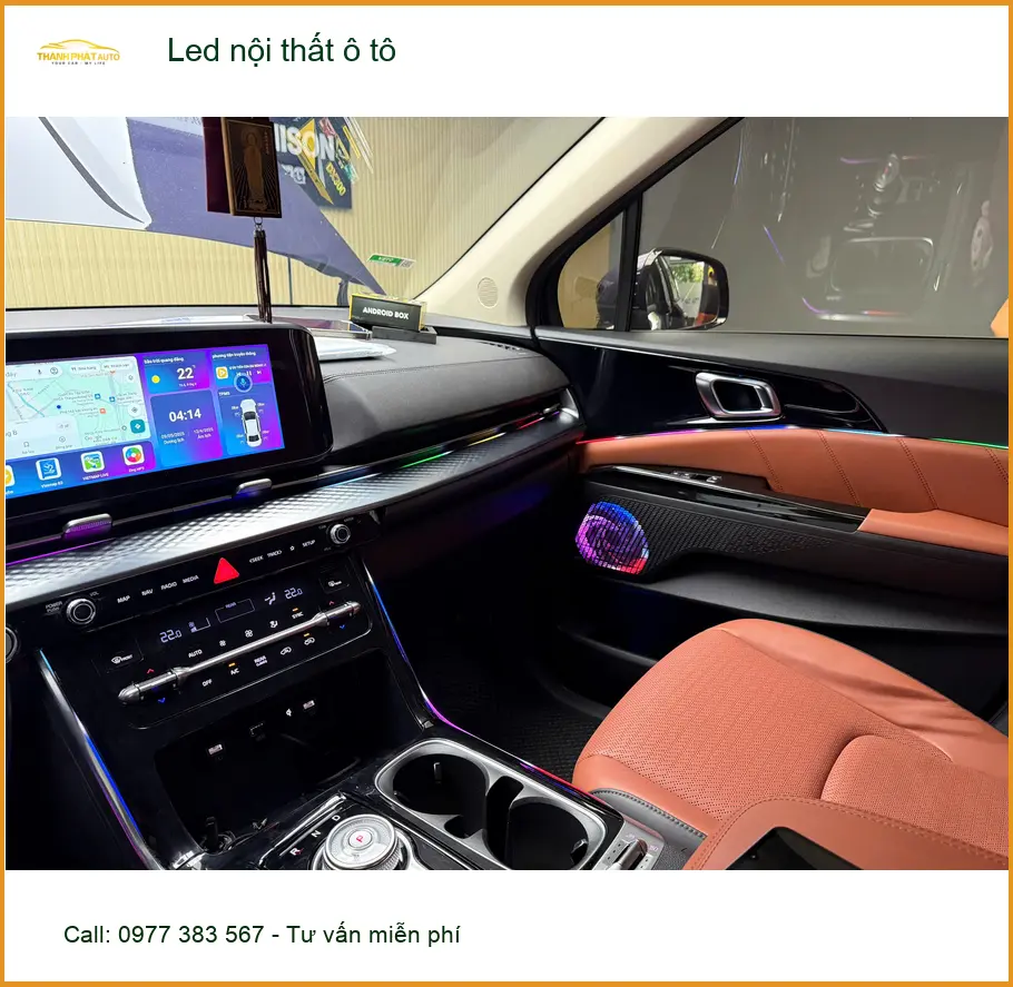 Chị Thảo My lắp Led nội thất ô tô cho Mazda 3 tại Quận 6 ảnh thực tế 3