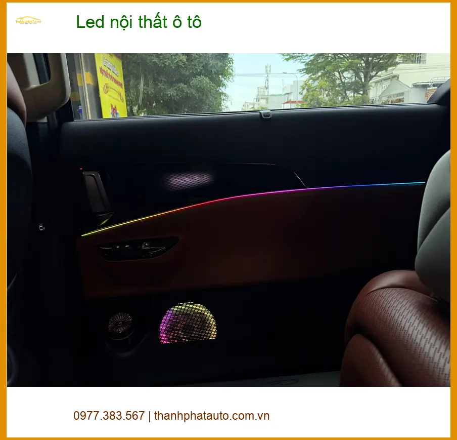 Anh Khải lắp Led nội thất ô tô cho Hyundai Elantra tại Quận 3 để không gian xe thêm phần đẳng cấp ảnh thực tế 3