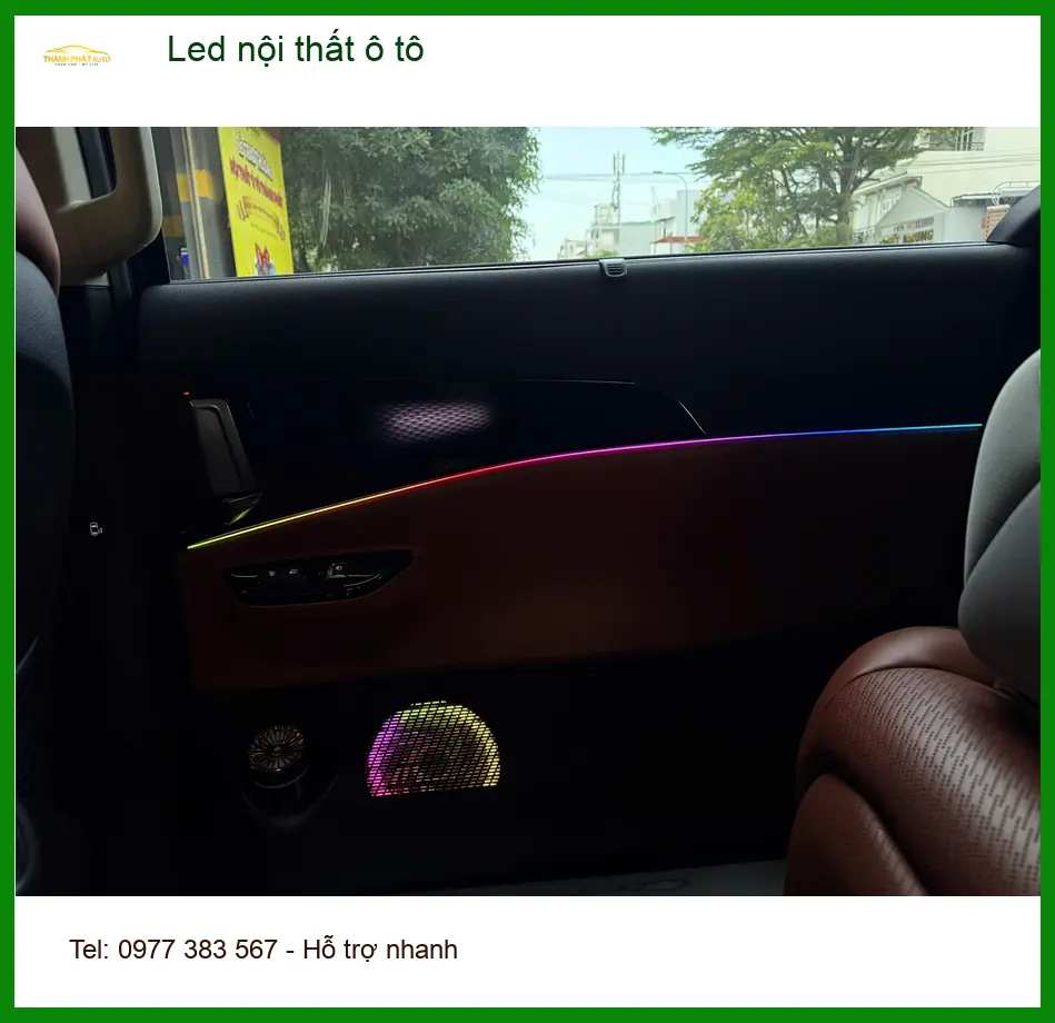 Anh Bình lắp Led nội thất ô tô Honda HR-V tại Quận 9 để không gian xe thêm sang trọng