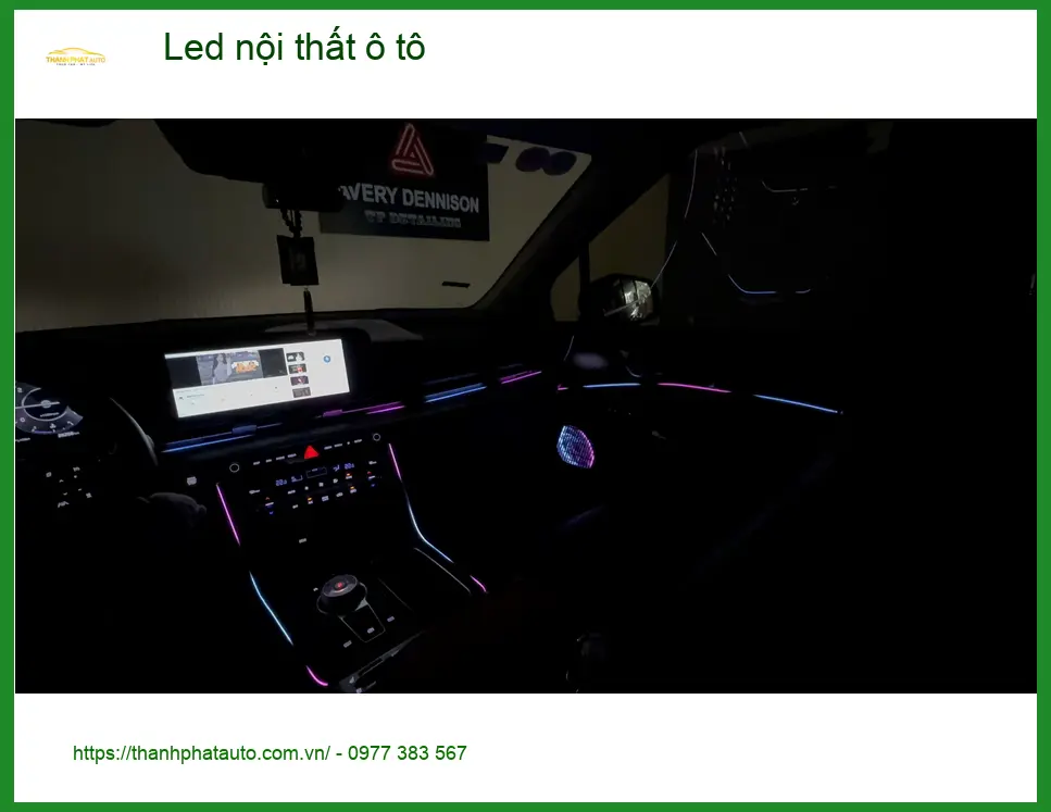 Anh Khải độ Led nội thất ô tô Honda CRV tại Hóc Môn, nâng tầm không gian xe