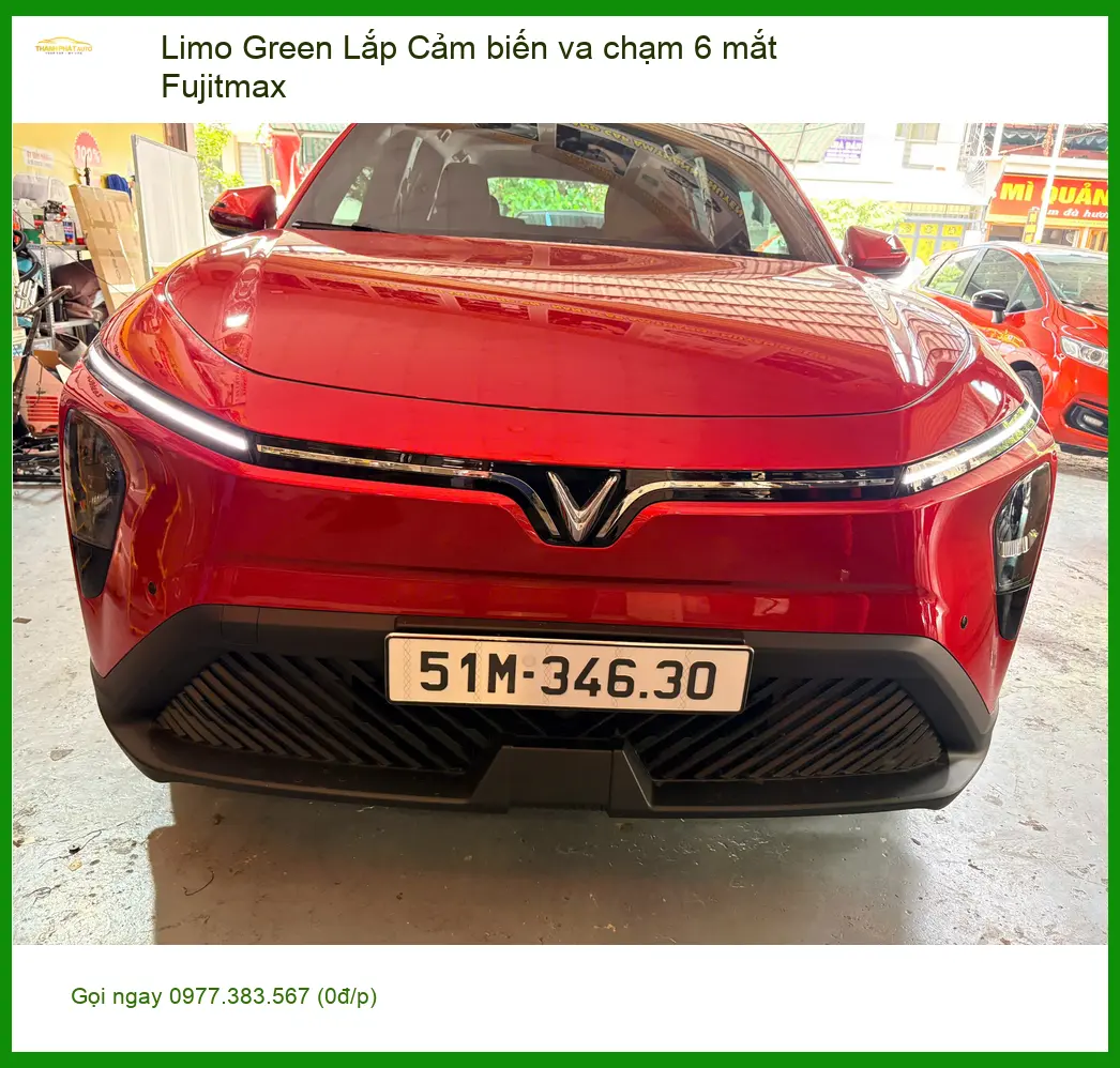 Anh Khải lắp Cảm biến va chạm 6 mắt Fujitmax cho Limo Green tại Quận Bình Thạnh. ảnh thực tế 3