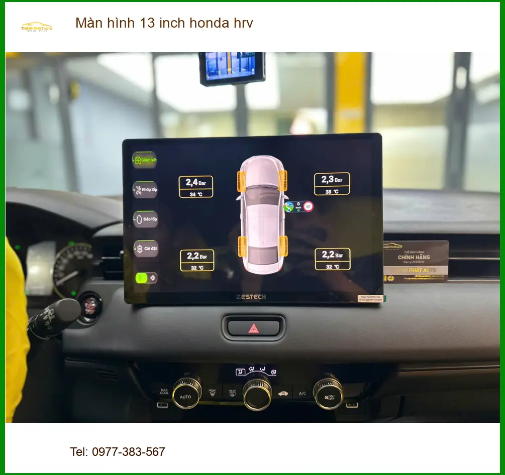Anh Tấn lắp Màn hình 13 inch Honda HRV tại Quận 12 để nâng cao trải nghiệm giải trí ảnh thực tế 2