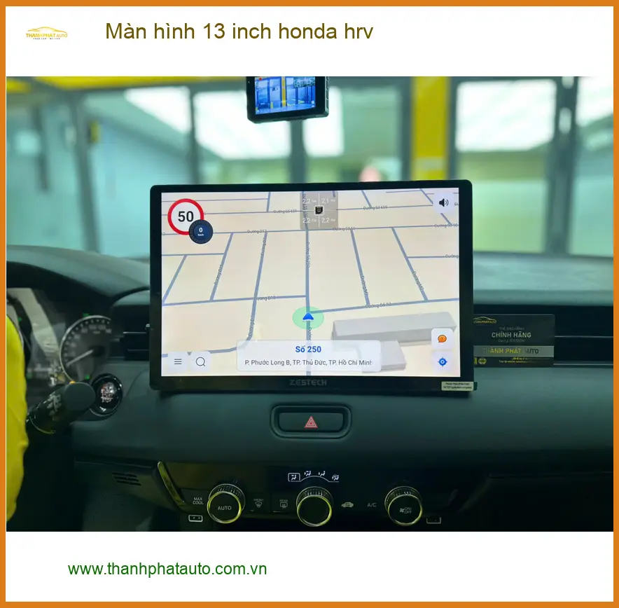 Anh Duy gắn màn hình 13 inch Honda HR-V tại Tân Bình, tăng tiện nghi. ảnh thực tế 2