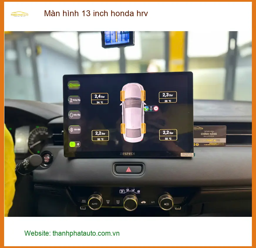 Anh Duy gắn màn hình 13 inch Honda HR-V tại Tân Bình, tăng tiện nghi. ảnh thực tế 5