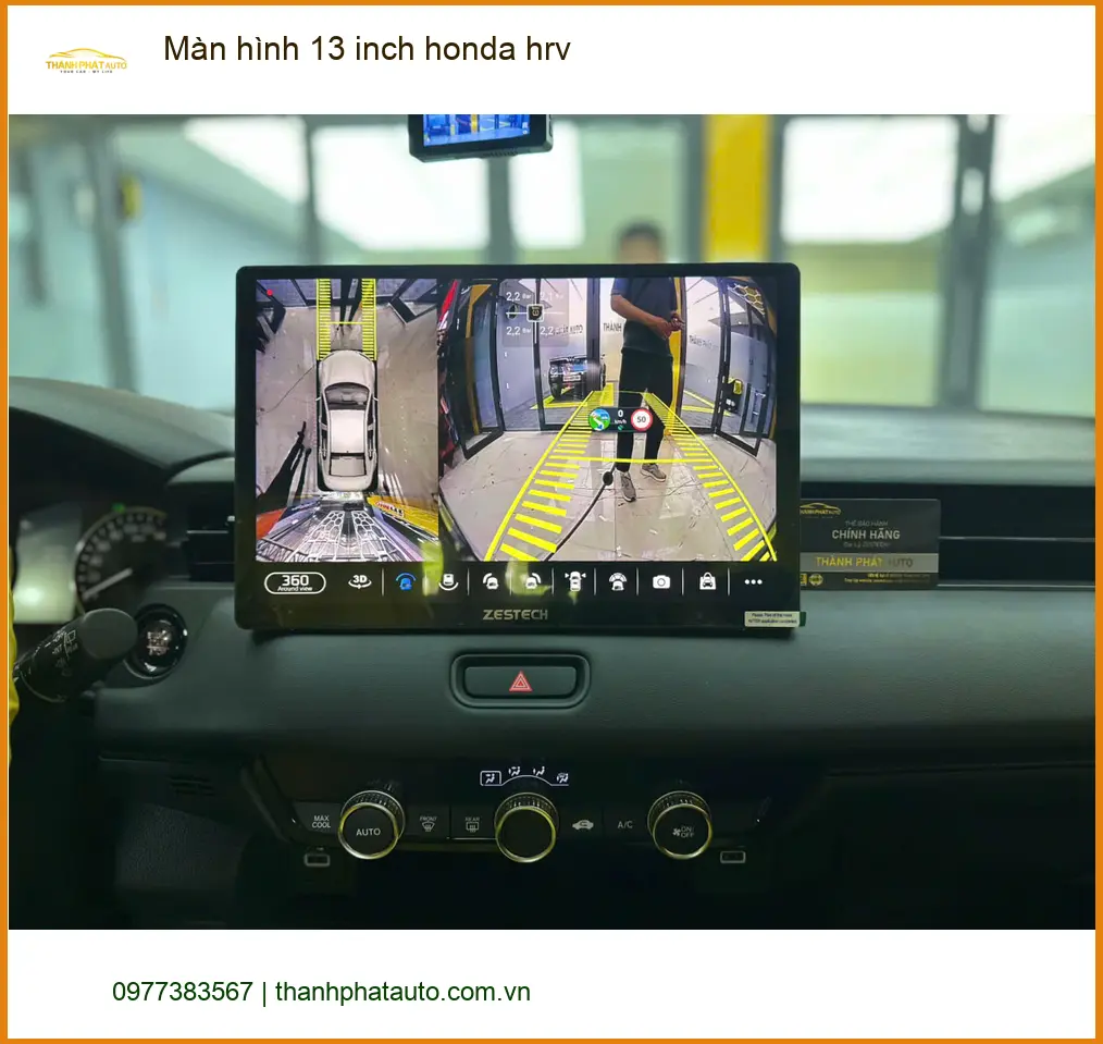 Anh Quốc Anh nâng cấp màn hình 13 inch Honda HR-V tại Quận Thủ Đức ảnh thực tế 2