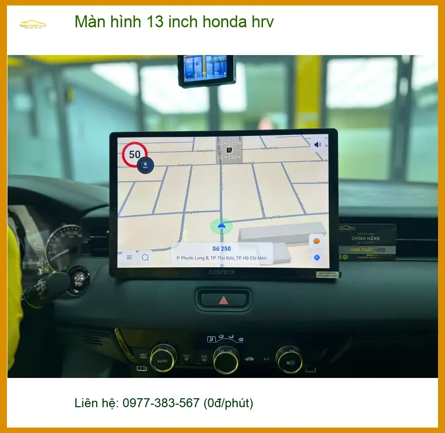 Anh Minh nâng cấp màn hình 13 inch Honda HR-V tại Quận 9 ảnh thực tế 2