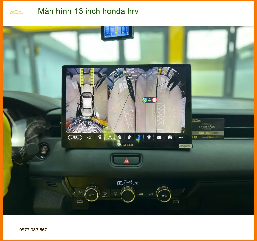 Anh Minh nâng cấp màn hình 13 inch Honda HR-V tại Quận 9 ảnh thực tế 3