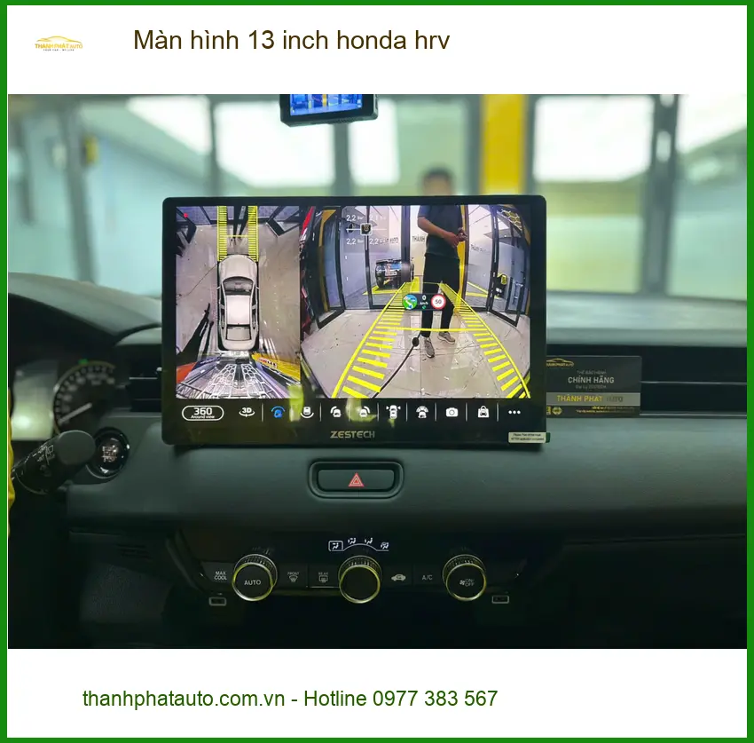 Anh Minh nâng cấp màn hình 13 inch Honda HR-V tại Quận 9 ảnh thực tế 4