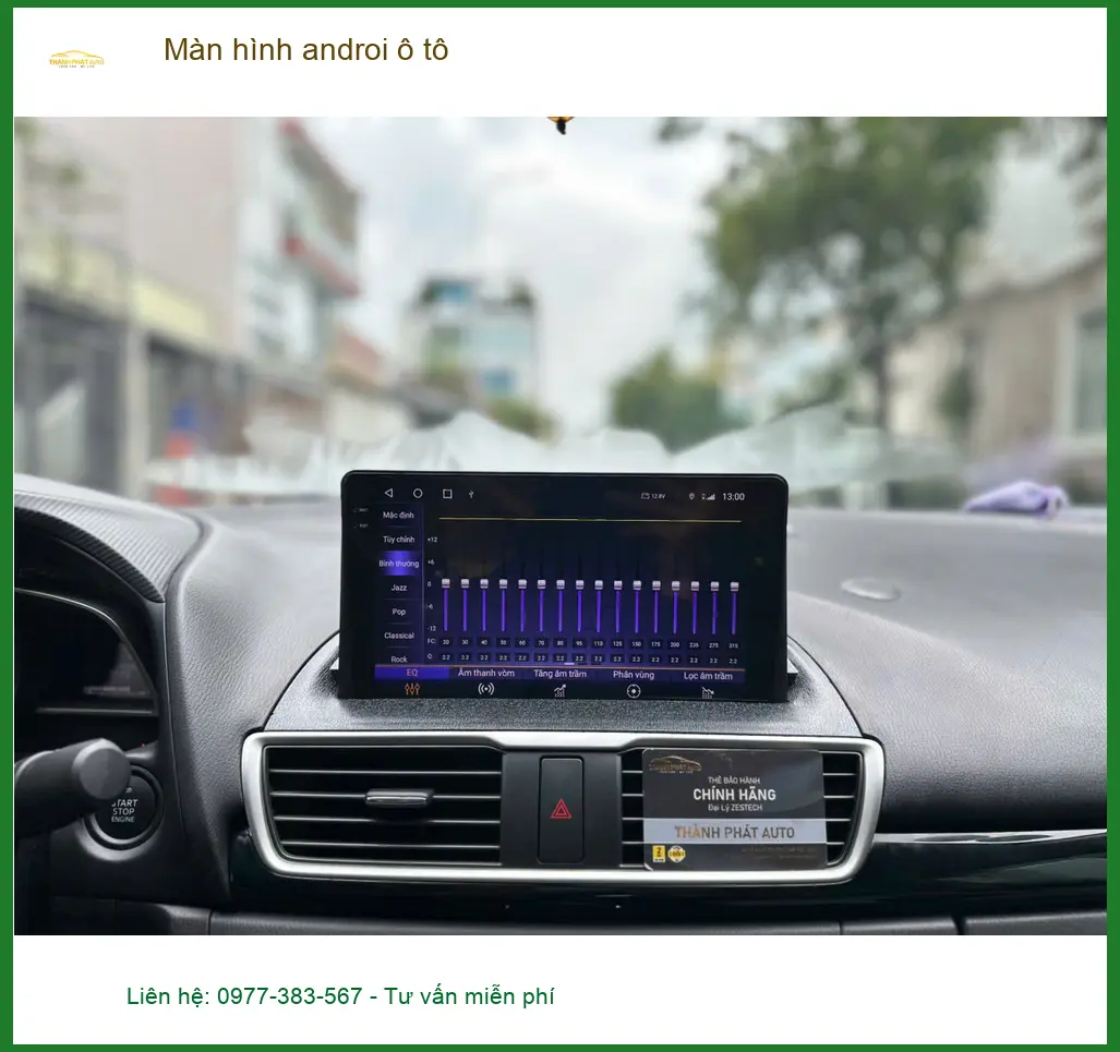 Chị Yến nâng cấp màn hình Android Honda CRV tại Thủ Đức cho bé giải trí