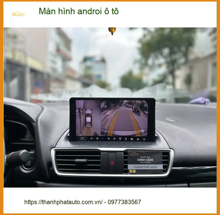 Chị Yến nâng cấp màn hình Android Honda CRV tại Thủ Đức cho bé giải trí ảnh thực tế 2