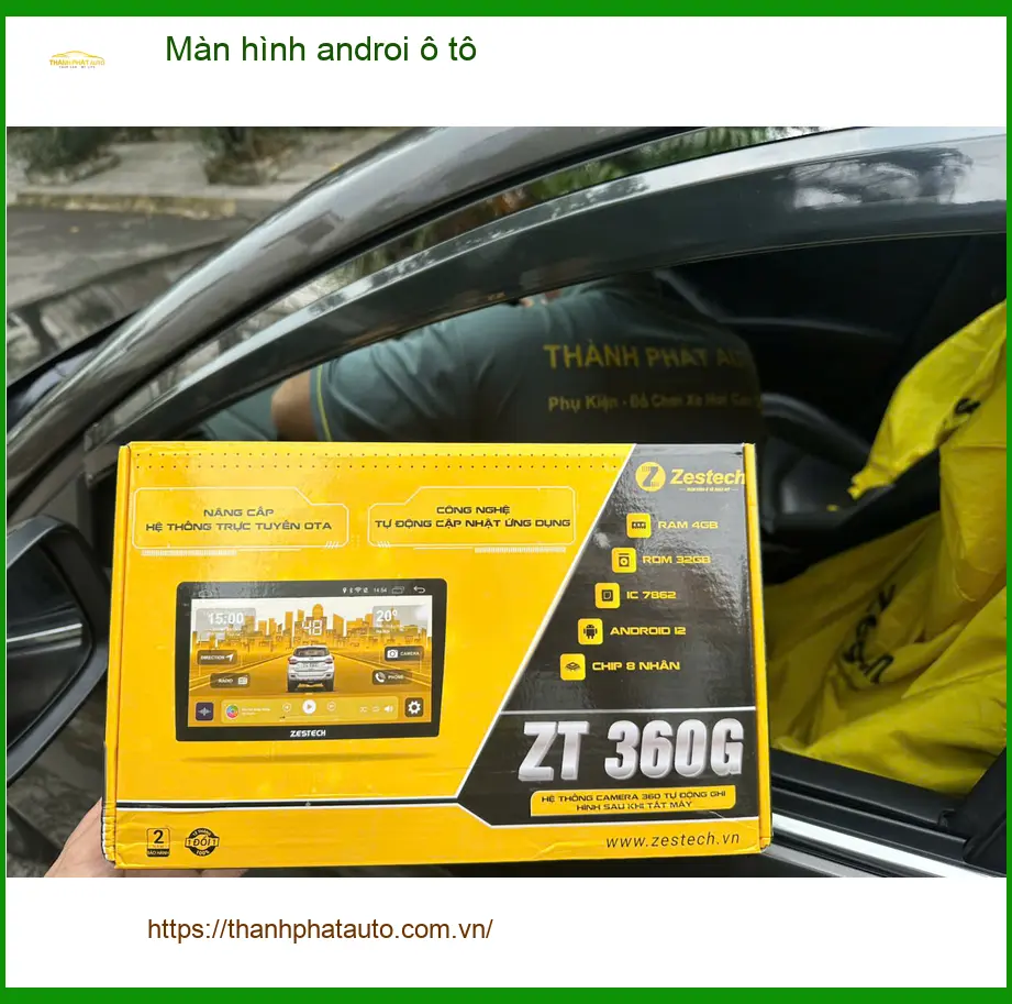 Chị Yến nâng cấp màn hình Android Honda CRV tại Thủ Đức cho bé giải trí ảnh thực tế 3