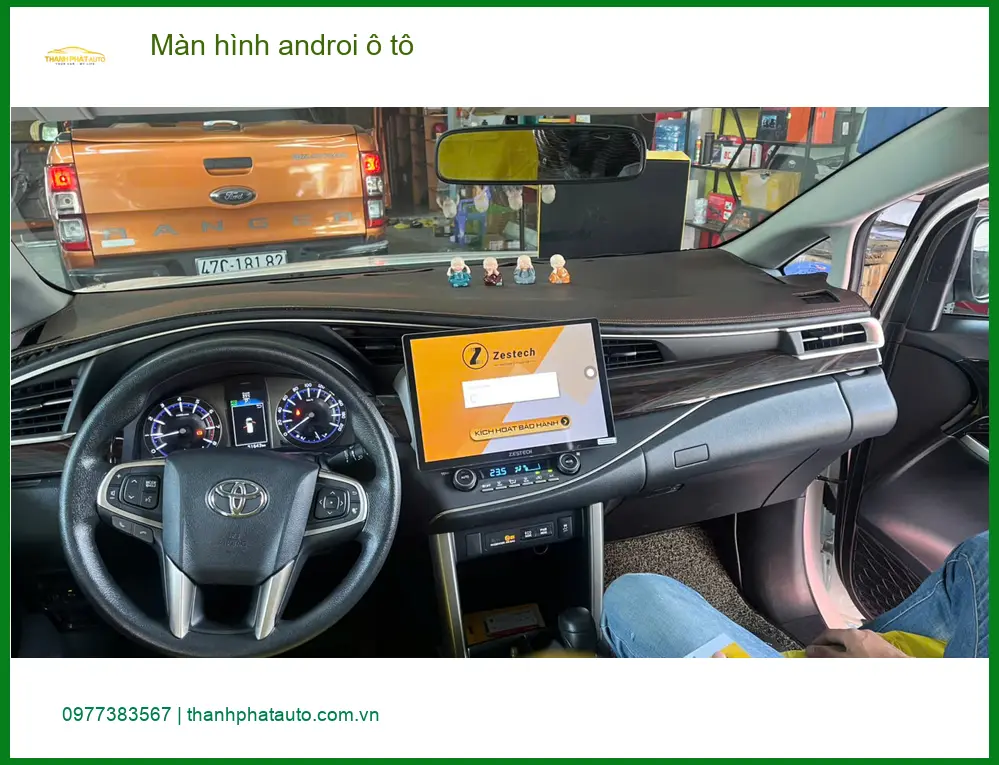 Anh Lâm lắp màn hình Android ô tô cho Hyundai Accent tại Quận Bình Tân.