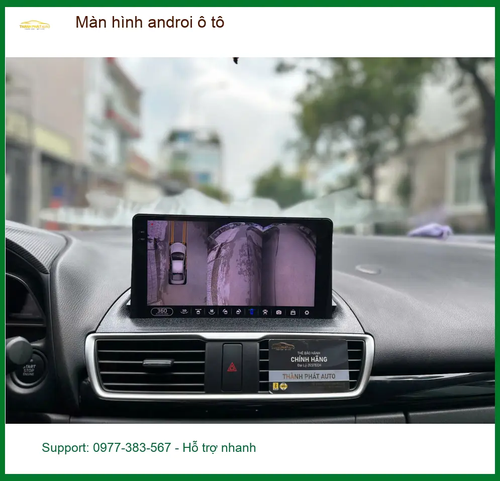 Anh Sơn lắp màn hình Android ô tô Kia Sorento tại Quận 12 thay màn zin cũ ảnh thực tế 4