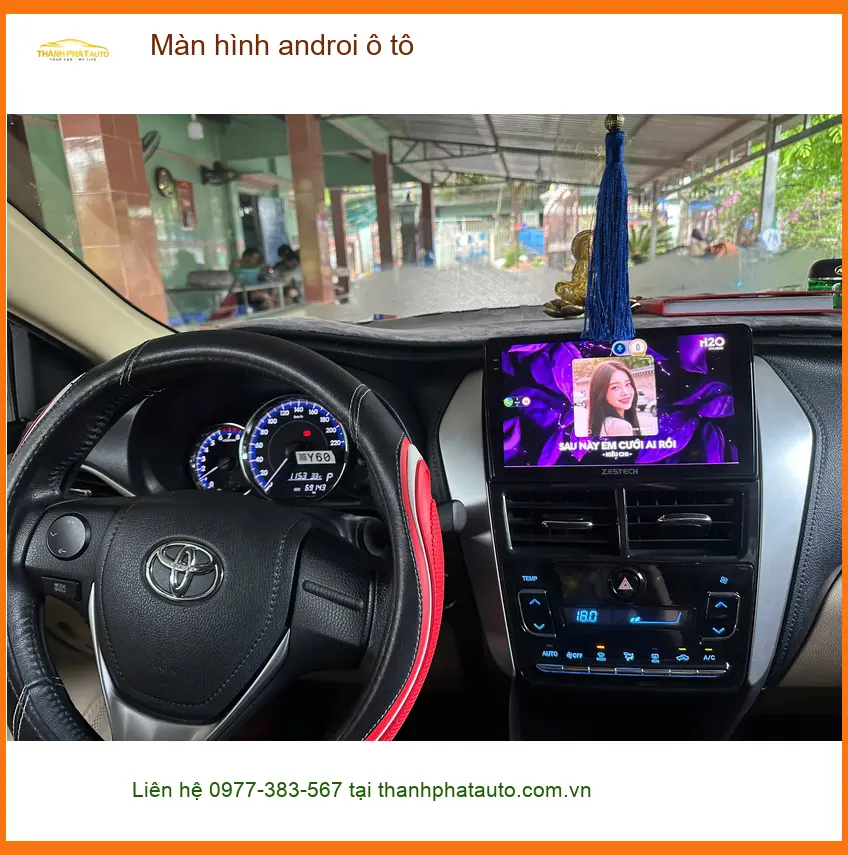 Anh Long lắp màn hình Android ô tô cho Hyundai Santa Fe tại Quận Tân Phú để nâng tầm tiện ích ảnh thực tế 2