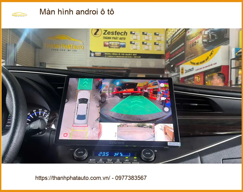 Anh Quốc lắp màn hình Android ô tô Honda CRV tại Phú Nhuận trải nghiệm công nghệ ảnh thực tế 4