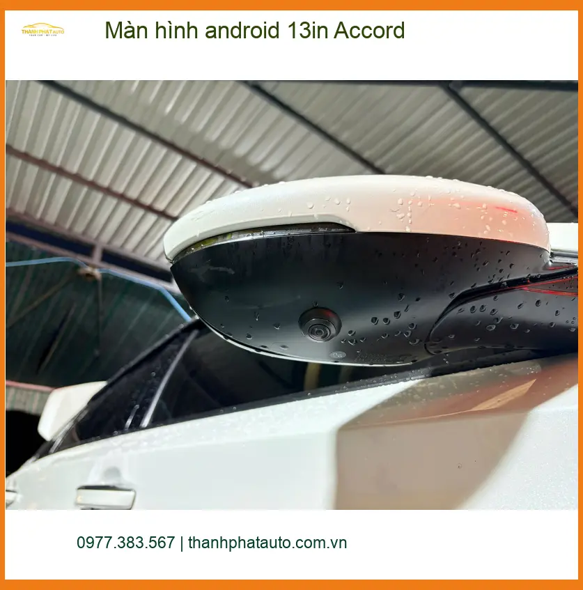 Chị Bích Vân lắp Màn hình android 13in Accord tại Cần Giờ ảnh thực tế 5