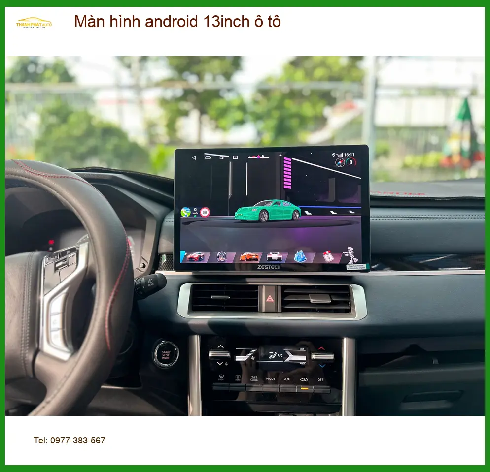 Chị Mai Anh lắp màn hình Android 13inch cho Hyundai Elantra tại Quận 12 ảnh thực tế 3