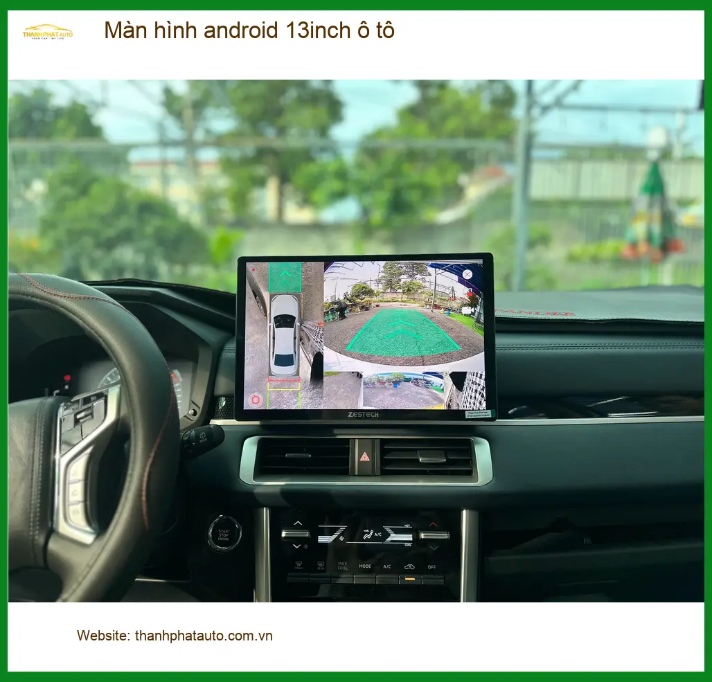 Chị Mai Anh lắp màn hình Android 13inch cho Hyundai Elantra tại Quận 12 ảnh thực tế 4