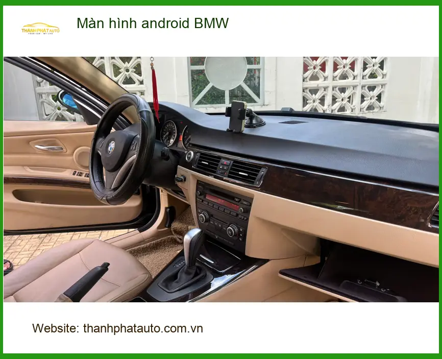 Anh Minh lắp màn hình Android cho BMW X5 tại Hóc Môn để tiện giải trí và dẫn đường ảnh thực tế 4