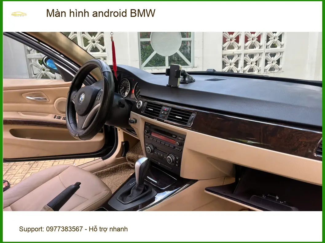 Anh Khang lắp màn hình android BMW X5 tại Phú Nhuận để tiện ích hơn ảnh thực tế 2
