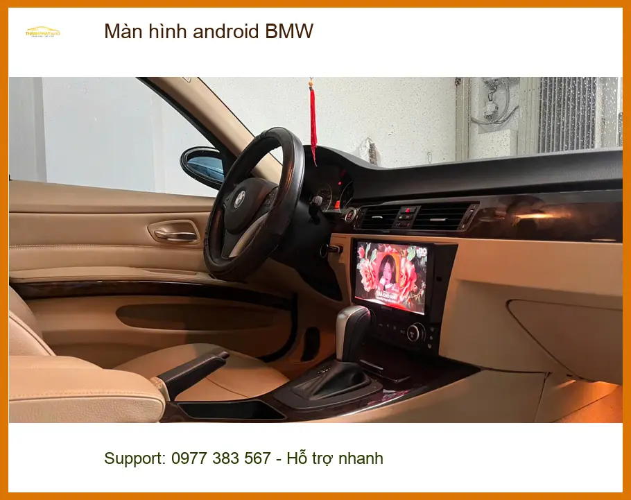 Anh Khang lắp màn hình android BMW X5 tại Phú Nhuận để tiện ích hơn ảnh thực tế 3