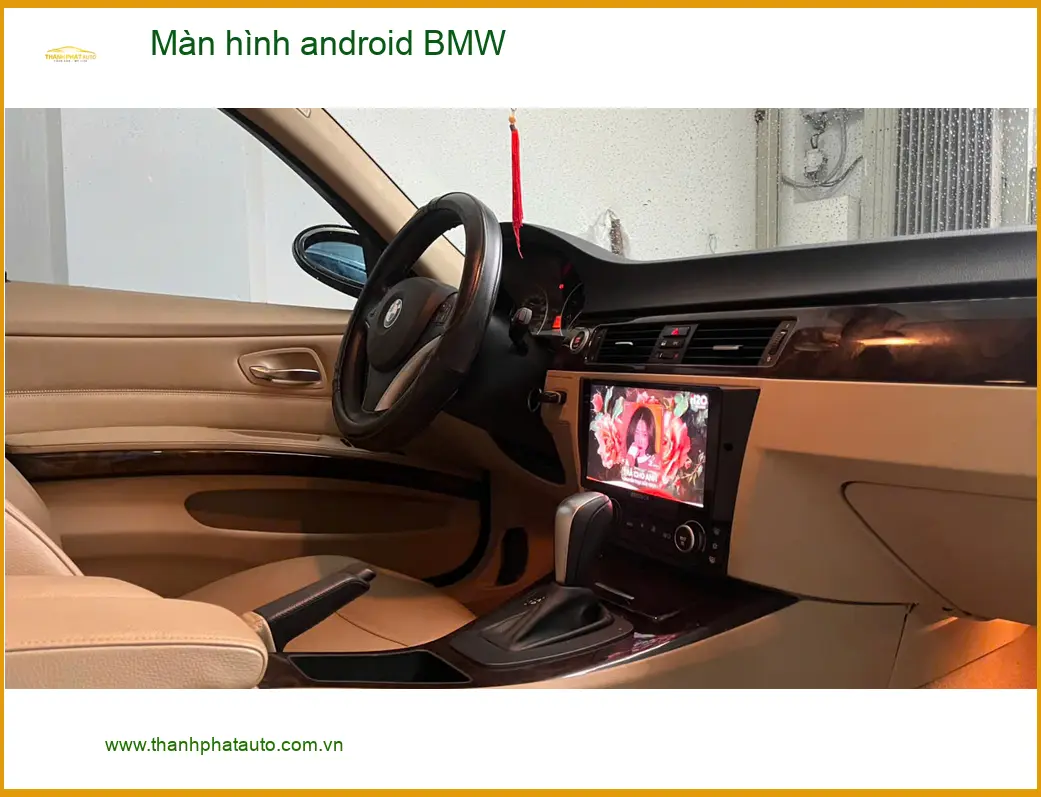 Chị Phương lắp màn hình Android BMW X5 tại Cần Giờ để nâng cấp trải nghiệm lái