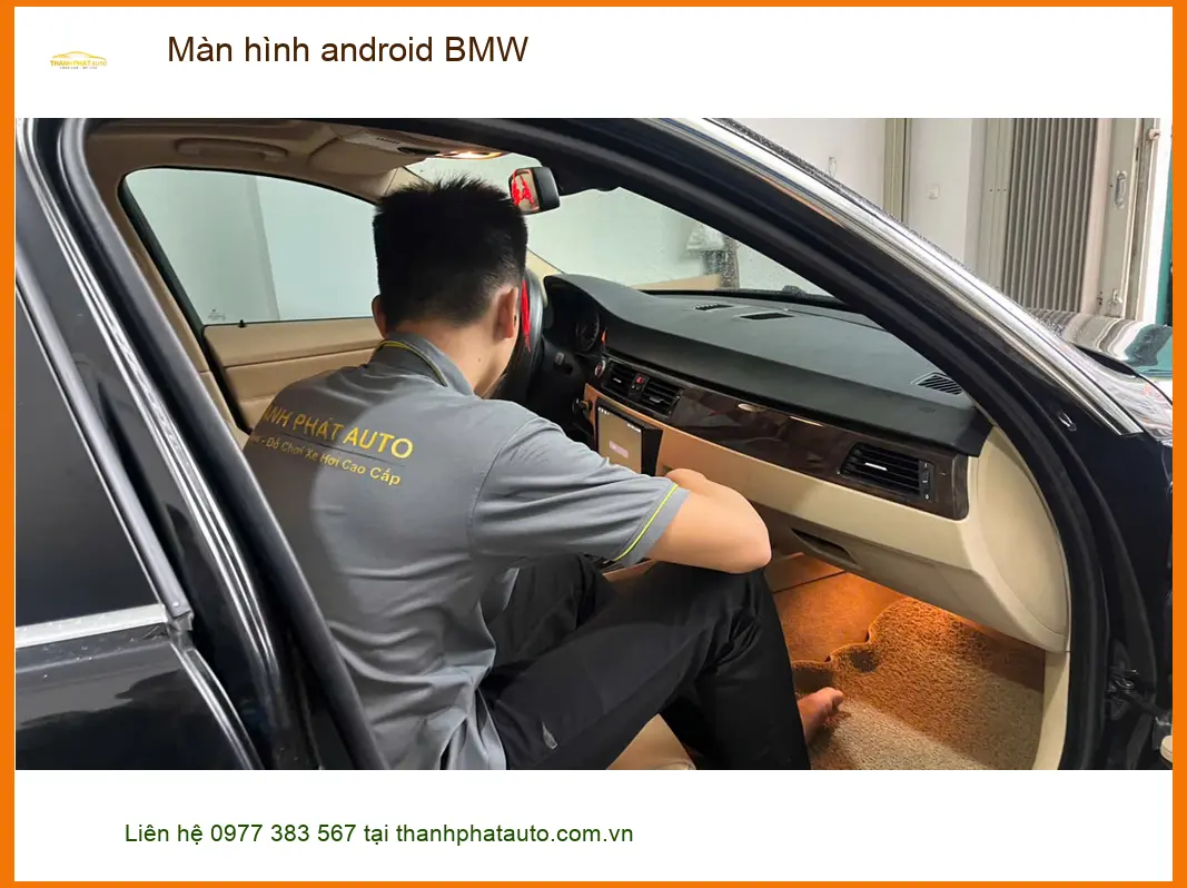 Chị Phương lắp màn hình Android BMW X5 tại Cần Giờ để nâng cấp trải nghiệm lái ảnh thực tế 4