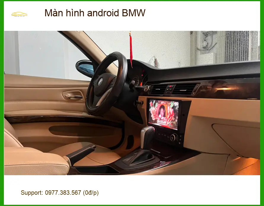 Anh Khang lắp màn hình android BMW X5 tại Quận 3 để có nhiều tiện ích hơn