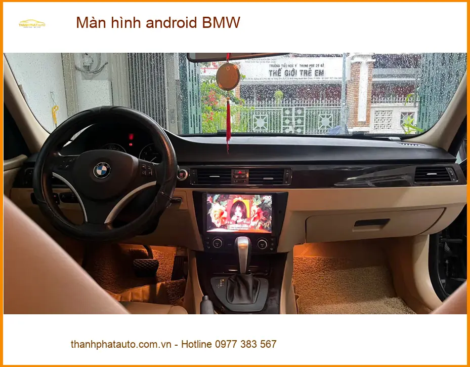 Anh Sỹ lắp màn hình android BMW 320i Quận 1 để nâng cấp tính năng. ảnh thực tế 5