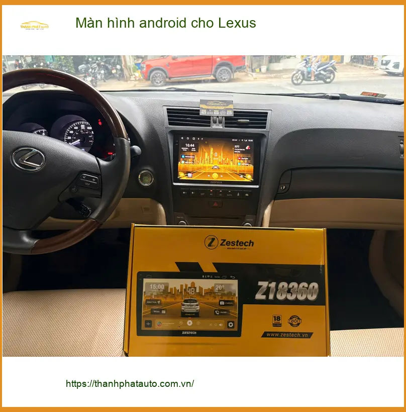 Chị Thảo nâng cấp màn hình Android cho Lexus tại Quận Tân Phú để trải nghiệm tiện ích hiện đại