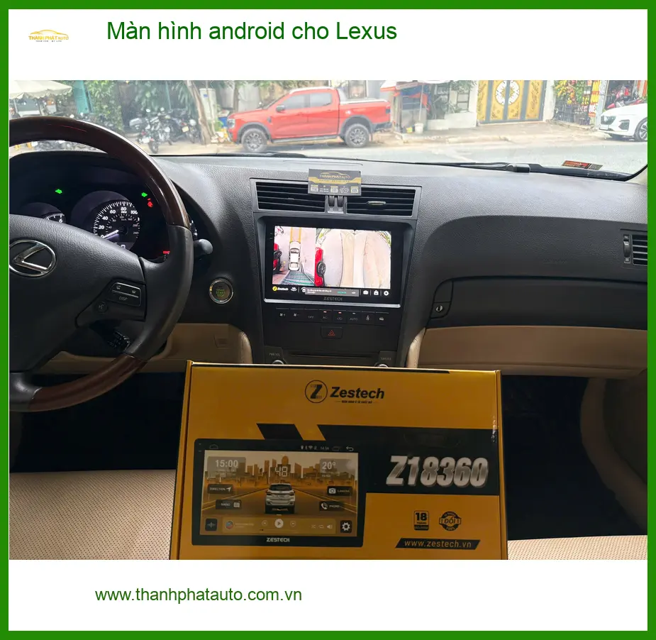 Chị Thảo nâng cấp màn hình Android cho Lexus tại Quận Tân Phú để trải nghiệm tiện ích hiện đại ảnh thực tế 3