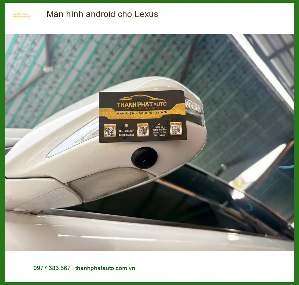 Chị Thảo nâng cấp màn hình Android cho Lexus tại Quận Tân Phú để trải nghiệm tiện ích hiện đại ảnh thực tế 5